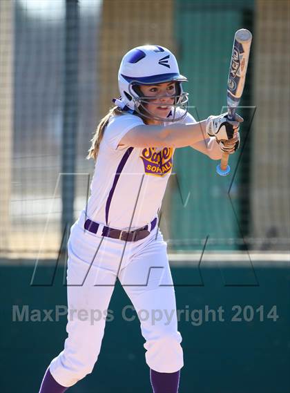 Thumbnail 3 in Centennial vs Sanger (LCS/Argyle Softball Tournament) photogallery.