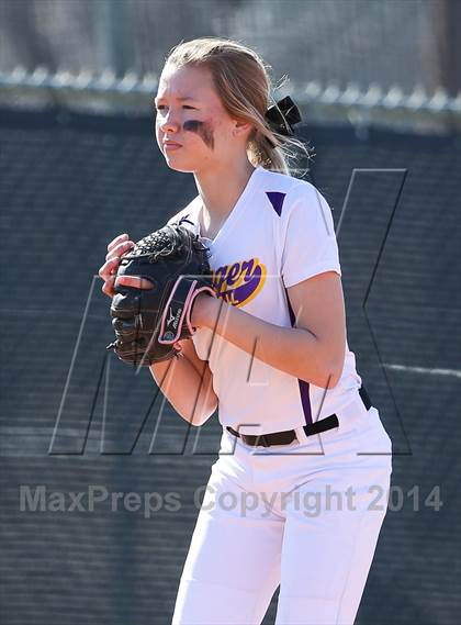 Thumbnail 1 in Centennial vs Sanger (LCS/Argyle Softball Tournament) photogallery.