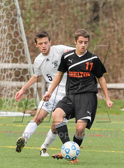 Thumbnail 2 in Shelton @ Wilton (CIAC Class LL 1st Round) photogallery.