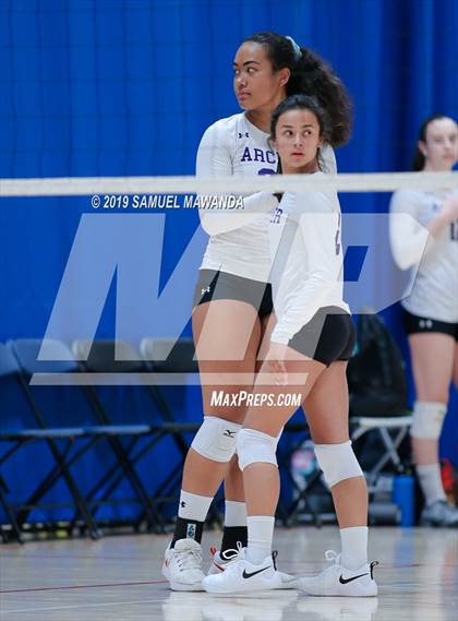 Thumbnail 2 in  Archer School for Girls vs Chaminade (Viewpoint Invitational) photogallery.