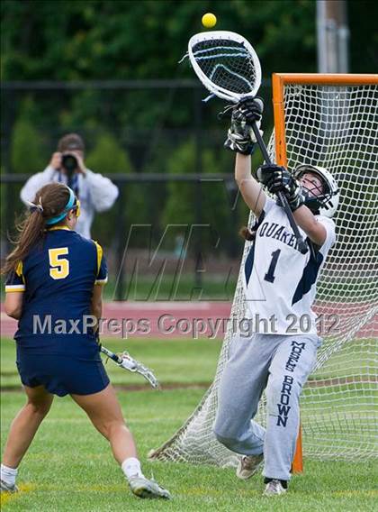 Thumbnail 3 in Barrington vs Moses Brown (RIIL Division I Final) photogallery.