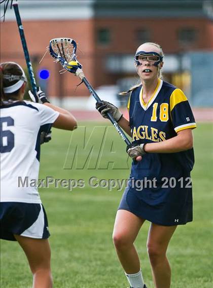 Thumbnail 3 in Barrington vs Moses Brown (RIIL Division I Final) photogallery.