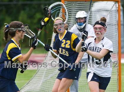 Thumbnail 3 in Barrington vs Moses Brown (RIIL Division I Final) photogallery.