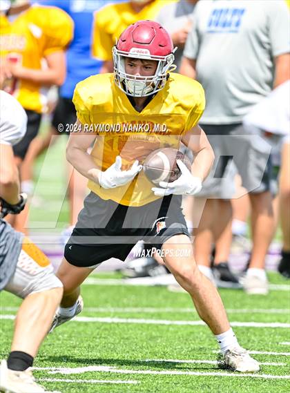 Thumbnail 3 in Alexandria-Monroe vs Winchester Community (Grant County Scrimmage) photogallery.