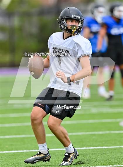 Thumbnail 3 in Alexandria-Monroe vs Winchester Community (Grant County Scrimmage) photogallery.