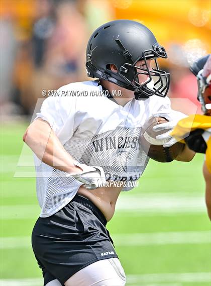 Thumbnail 3 in Alexandria-Monroe vs Winchester Community (Grant County Scrimmage) photogallery.