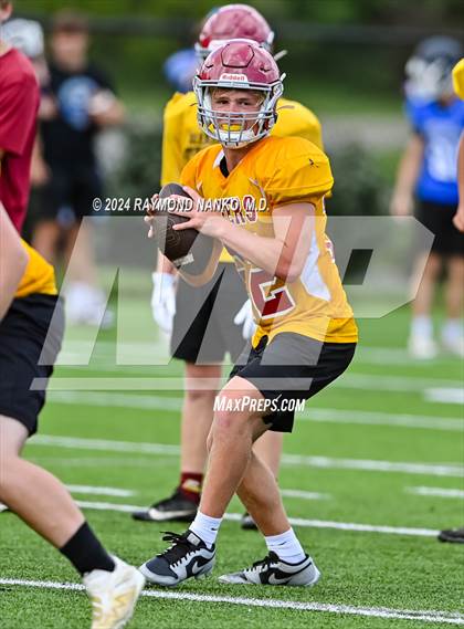 Thumbnail 2 in Alexandria-Monroe vs Winchester Community (Grant County Scrimmage) photogallery.