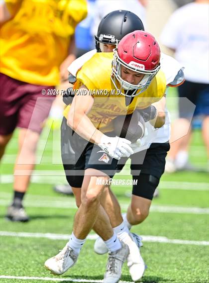 Thumbnail 1 in Alexandria-Monroe vs Winchester Community (Grant County Scrimmage) photogallery.