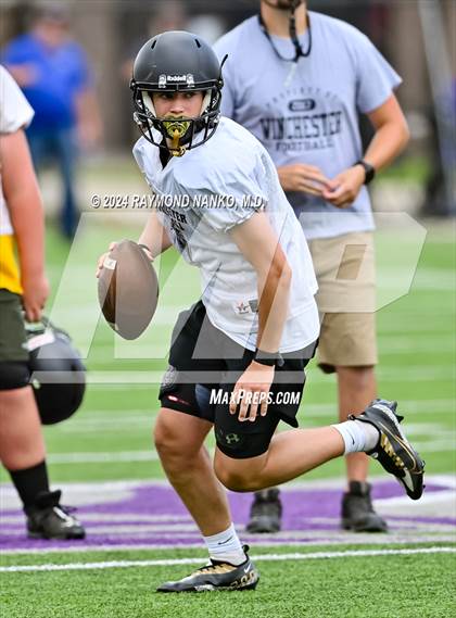 Thumbnail 1 in Alexandria-Monroe vs Winchester Community (Grant County Scrimmage) photogallery.