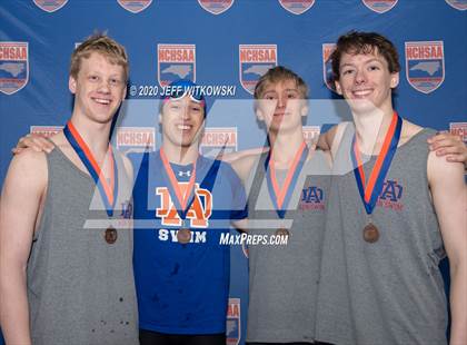 Thumbnail 2 in NCHSAA 4A Swimming Championship photogallery.