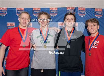 Thumbnail 1 in NCHSAA 4A Swimming Championship photogallery.