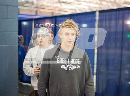 Thumbnail 1 in NCHSAA 4A Swimming Championship photogallery.