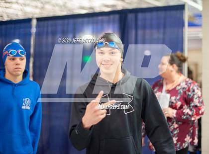 Thumbnail 3 in NCHSAA 4A Swimming Championship photogallery.