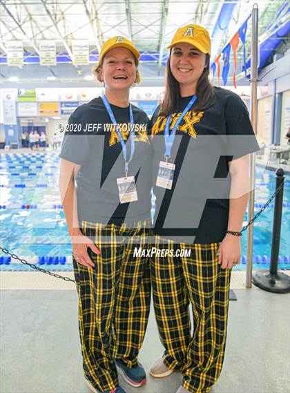 Thumbnail 1 in NCHSAA 4A Swimming Championship photogallery.