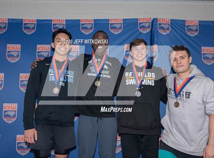 Thumbnail 1 in NCHSAA 4A Swimming Championship photogallery.