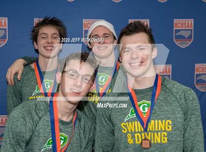 Thumbnail 2 in NCHSAA 4A Swimming Championship photogallery.