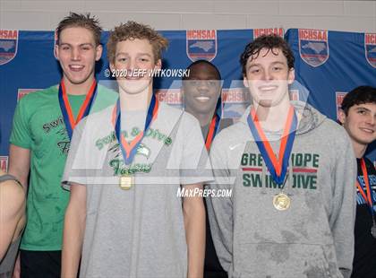 Thumbnail 1 in NCHSAA 4A Swimming Championship photogallery.
