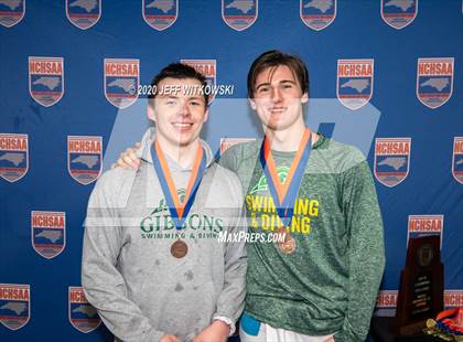 Thumbnail 3 in NCHSAA 4A Swimming Championship photogallery.