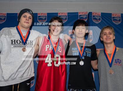 Thumbnail 1 in NCHSAA 4A Swimming Championship photogallery.