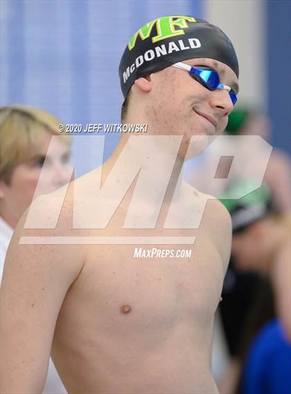 Thumbnail 1 in NCHSAA 4A Swimming Championship photogallery.