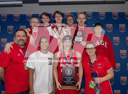 Thumbnail 3 in NCHSAA 4A Swimming Championship photogallery.