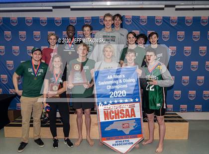 Thumbnail 1 in NCHSAA 4A Swimming Championship photogallery.
