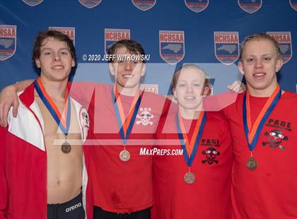 Thumbnail 3 in NCHSAA 4A Swimming Championship photogallery.
