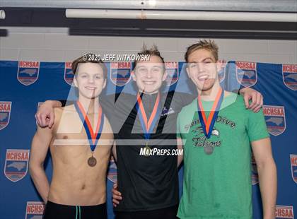 Thumbnail 2 in NCHSAA 4A Swimming Championship photogallery.