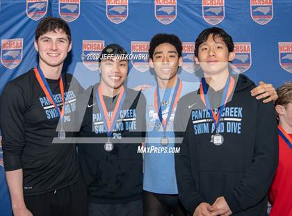 Thumbnail 3 in NCHSAA 4A Swimming Championship photogallery.