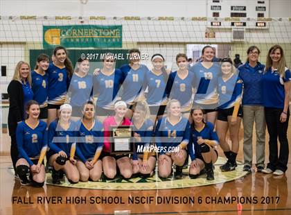 Thumbnail 2 in Paradise Adventist Academy vs. Fall River (NSCIF D6 Final) photogallery.