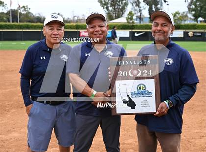 Thumbnail 1 in Jurupa Valley vs. Hesperia Christian (CIF-SS D8 Final) photogallery.