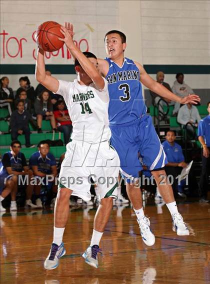 Thumbnail 2 in San Marino vs. St. Monica (Tip-Off Classic) photogallery.