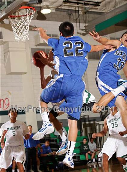 Thumbnail 3 in San Marino vs. St. Monica (Tip-Off Classic) photogallery.