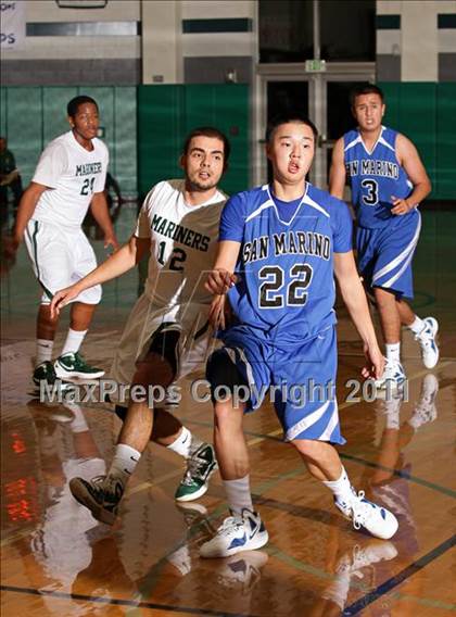 Thumbnail 1 in San Marino vs. St. Monica (Tip-Off Classic) photogallery.
