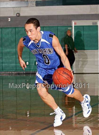 Thumbnail 1 in San Marino vs. St. Monica (Tip-Off Classic) photogallery.