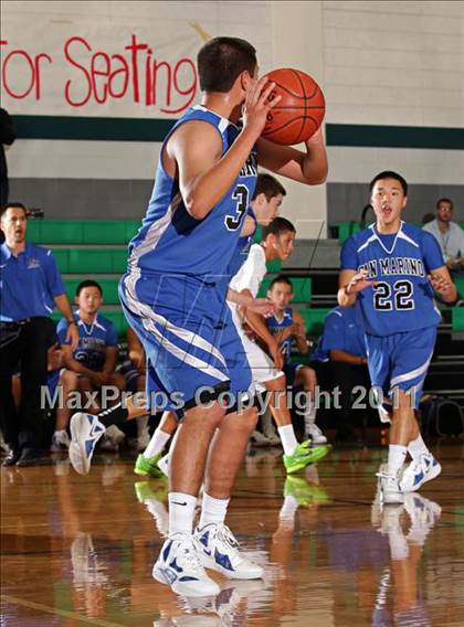 Thumbnail 3 in San Marino vs. St. Monica (Tip-Off Classic) photogallery.