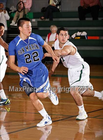 Thumbnail 1 in San Marino vs. St. Monica (Tip-Off Classic) photogallery.