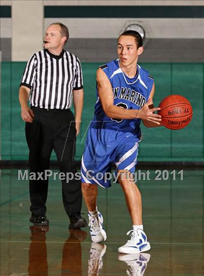 Thumbnail 2 in San Marino vs. St. Monica (Tip-Off Classic) photogallery.