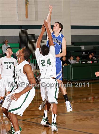 Thumbnail 3 in San Marino vs. St. Monica (Tip-Off Classic) photogallery.