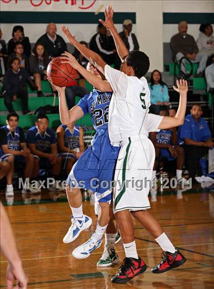 Thumbnail 1 in San Marino vs. St. Monica (Tip-Off Classic) photogallery.