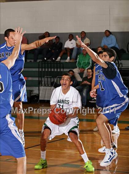 Thumbnail 2 in San Marino vs. St. Monica (Tip-Off Classic) photogallery.