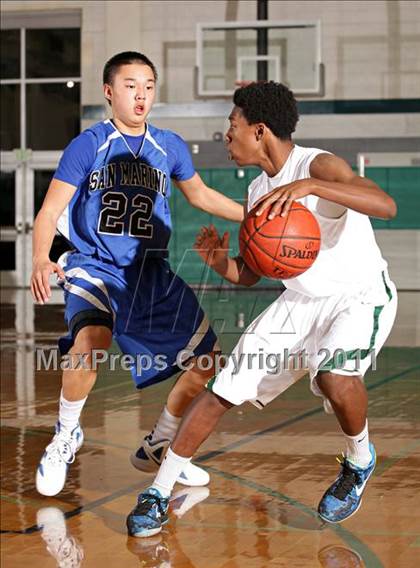 Thumbnail 1 in San Marino vs. St. Monica (Tip-Off Classic) photogallery.