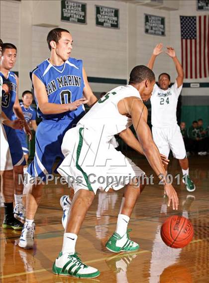 Thumbnail 1 in San Marino vs. St. Monica (Tip-Off Classic) photogallery.