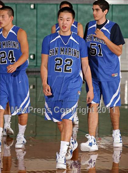 Thumbnail 2 in San Marino vs. St. Monica (Tip-Off Classic) photogallery.