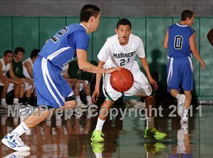 Thumbnail 1 in San Marino vs. St. Monica (Tip-Off Classic) photogallery.