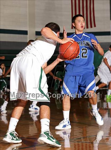 Thumbnail 3 in San Marino vs. St. Monica (Tip-Off Classic) photogallery.