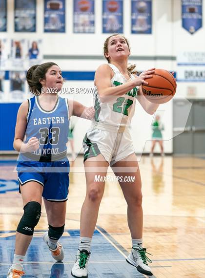 Thumbnail 1 in Eastern Hancock vs. Triton Central (IHSAA 2A Sectional semifinal playoff) photogallery.