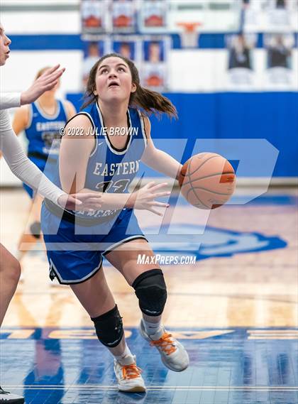 Thumbnail 1 in Eastern Hancock vs. Triton Central (IHSAA 2A Sectional semifinal playoff) photogallery.