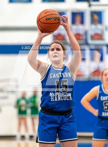 Thumbnail 2 in Eastern Hancock vs. Triton Central (IHSAA 2A Sectional semifinal playoff) photogallery.