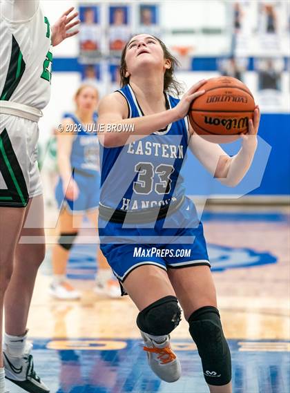 Thumbnail 2 in Eastern Hancock vs. Triton Central (IHSAA 2A Sectional semifinal playoff) photogallery.